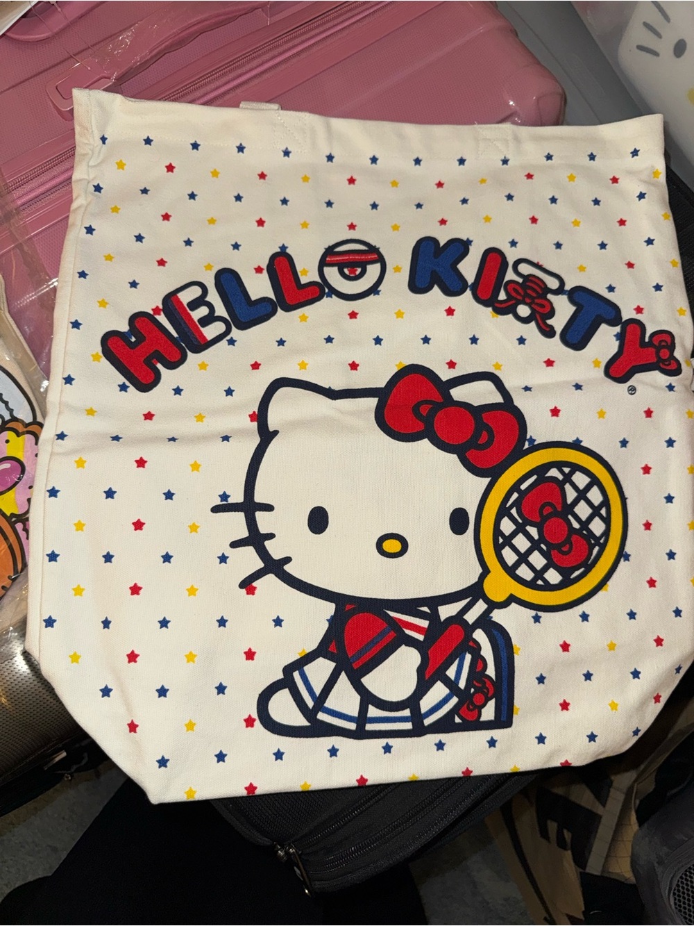 New Hello Kitty Kids Tennis Tote Bag